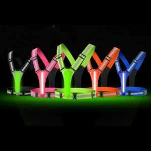 LED Reflective Running Vest