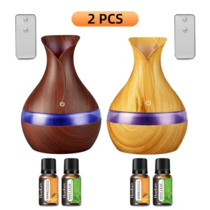 2 Pk - 300ml Essential Oil Diffuser