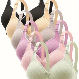 6 Pcs/Color Sexy Lace No Wire Bras