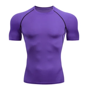 Men's Running Compression Short Sleeve Sport Tees