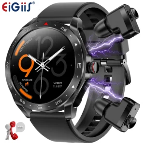 EIGIIS 2-In-1 Smart Watch With TWS HIFI Earbuds