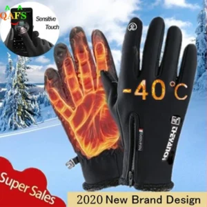 Waterproof Thermal Fleece-Lined Gloves For Men